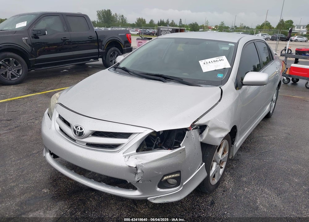 2012 TOYOTA COROLLA S VIN: 5YFBU4EE8CP058800