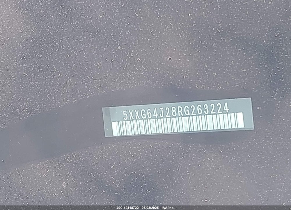 2024 KIA K5 VIN: 5XXG64J28RG263224