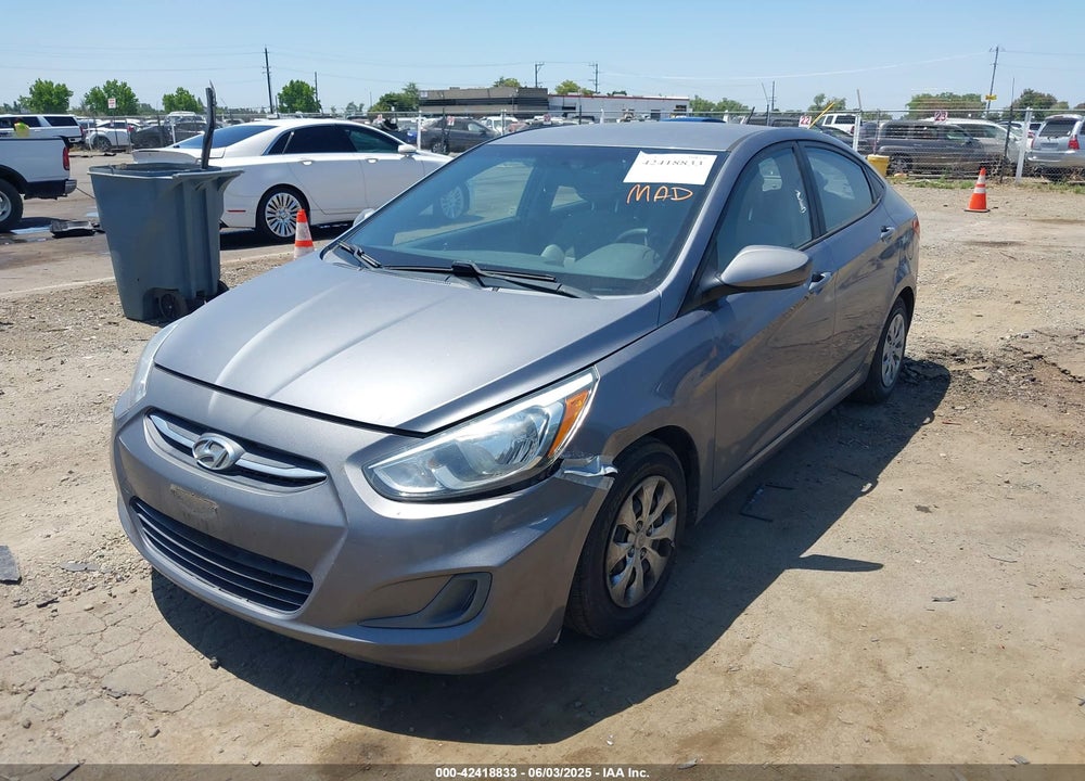 2015 HYUNDAI ACCENT VIN: KMHCT4AE9FU888735