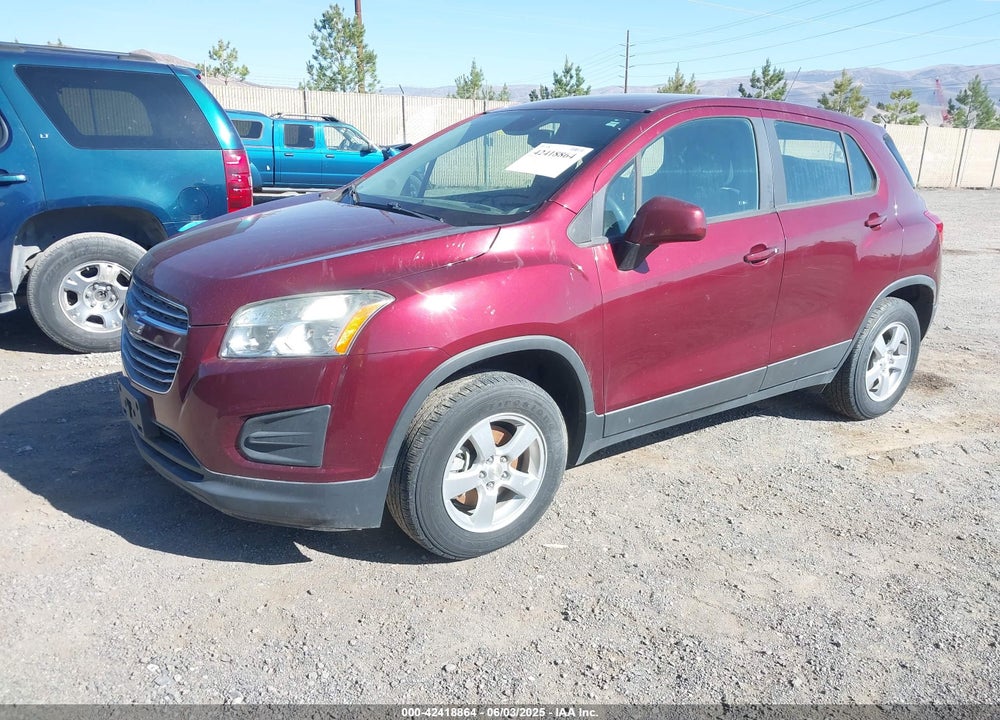 2016 CHEVROLET TRAX VIN: 3GNCJNSBXGL158159