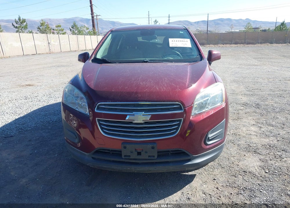 2016 CHEVROLET TRAX VIN: 3GNCJNSBXGL158159