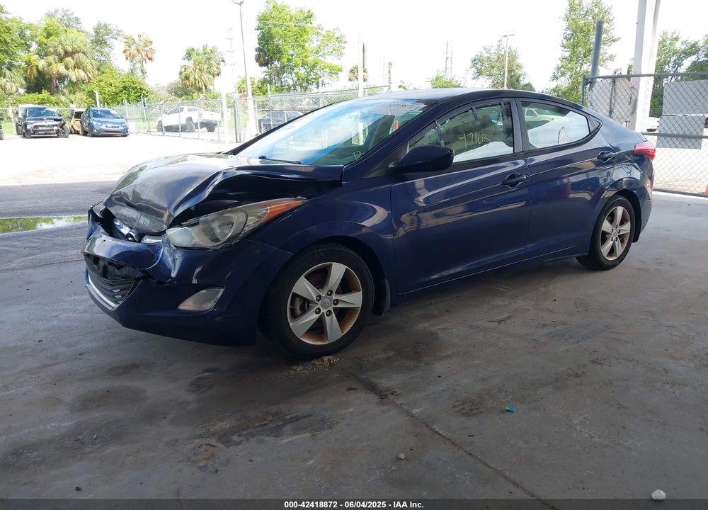 2013 HYUNDAI ELANTRA GLS VIN: 5NPDH4AEXDH415928