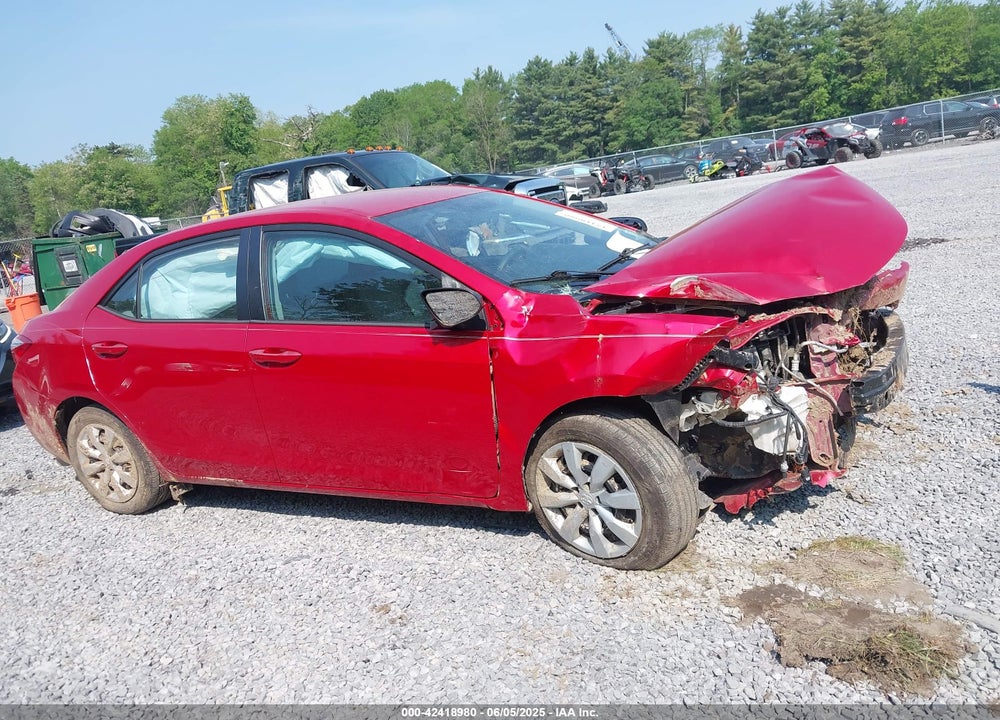 2015 TOYOTA COROLLA LE VIN: 2T1BURHE6FC384477