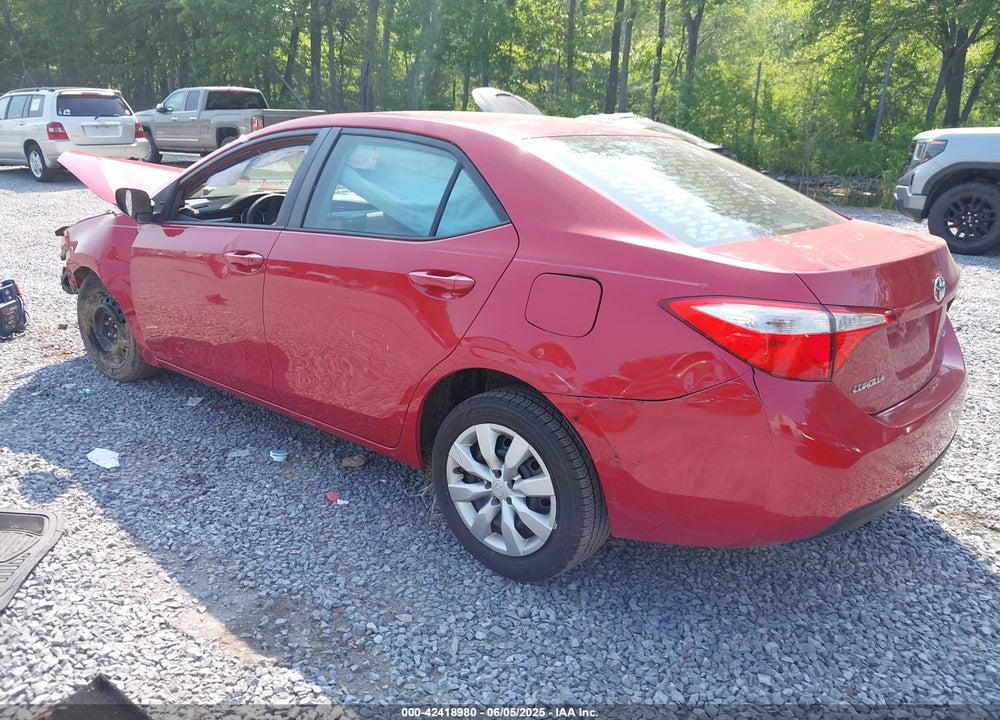 2015 TOYOTA COROLLA LE VIN: 2T1BURHE6FC384477