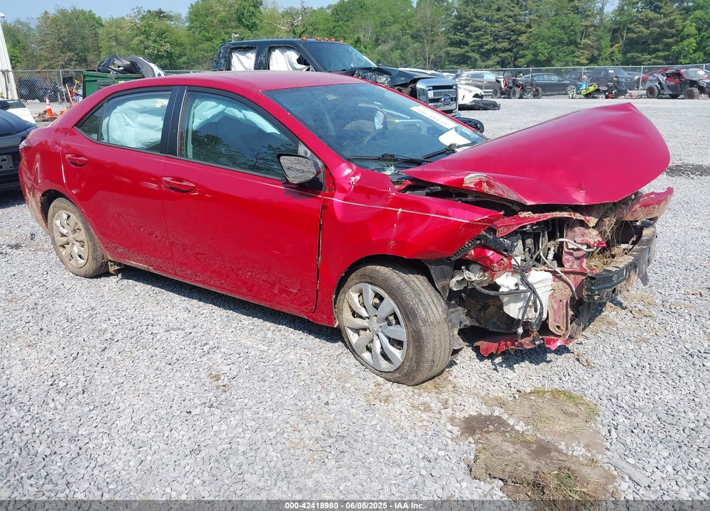2015 TOYOTA COROLLA LE VIN: 2T1BURHE6FC384477