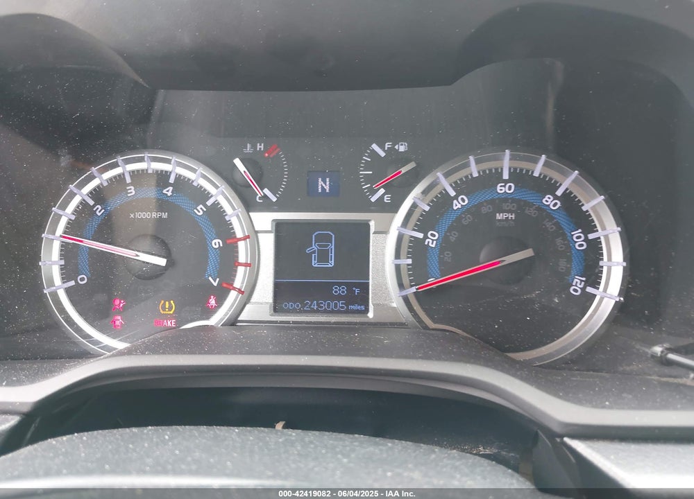 2014 TOYOTA 4RUNNER SR5 VIN: JTEZU5JR7E5080666