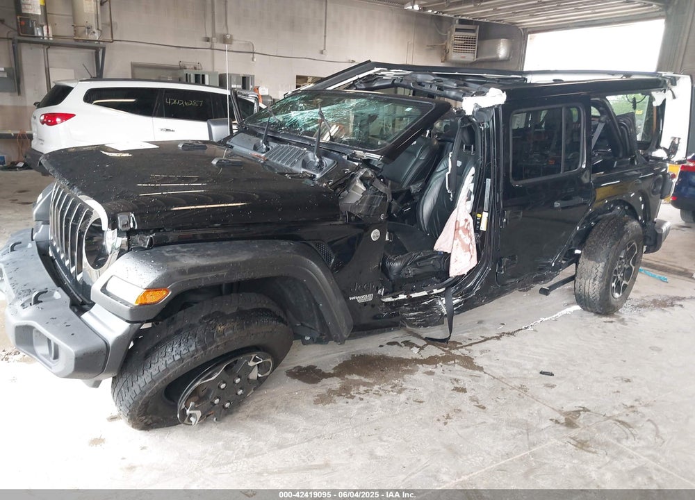 2021 JEEP WRANGLER UNLIMITED VIN: 1C4HJXDN8MW740087