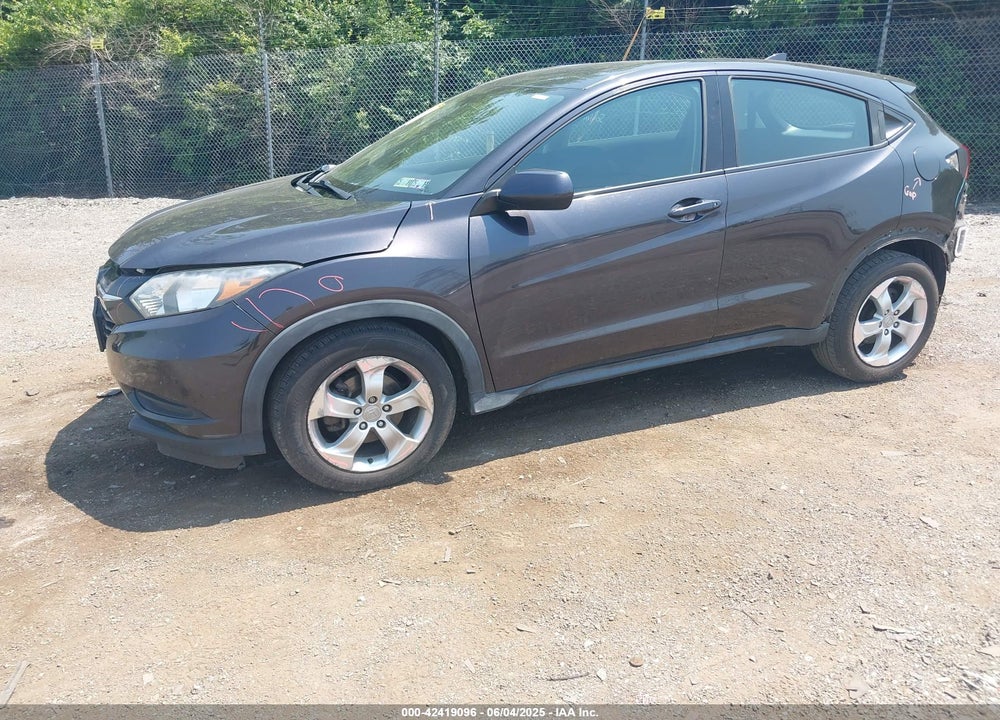 2016 HONDA HR-V VIN: 3CZRU6H36GM710177