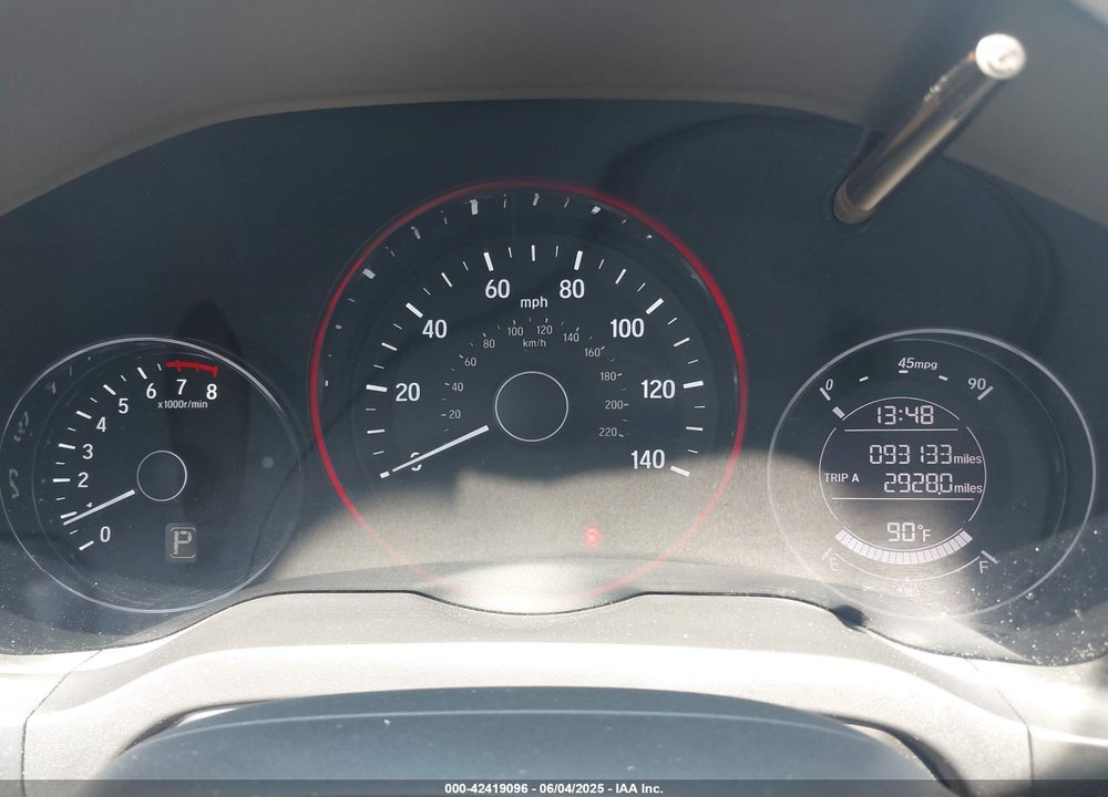 2016 HONDA HR-V VIN: 3CZRU6H36GM710177
