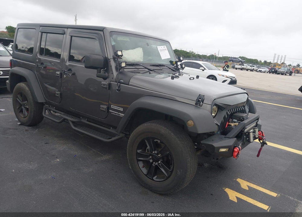 2018 JEEP WRANGLER JK UNLIMITED SPORT S 4X4 VIN: 1C4BJWDG1JL810754