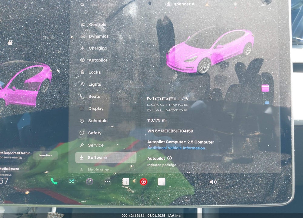 2018 TESLA MODEL 3 VIN: 5YJ3E1EB5JF104159