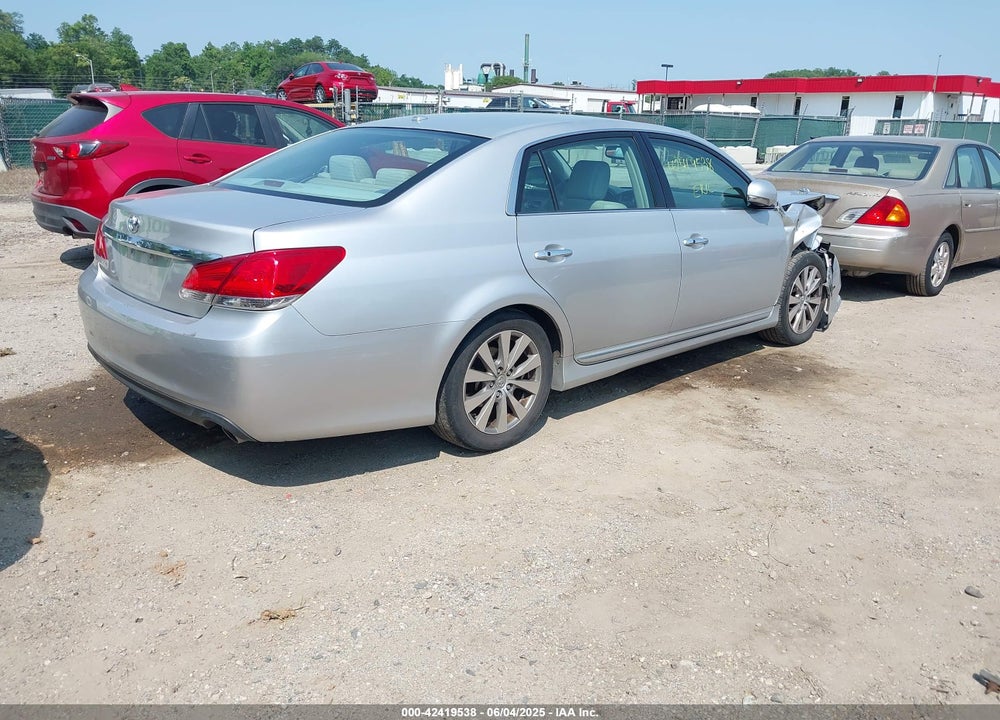 2011 TOYOTA AVALON LIMITED VIN: 4T1BK3DB2BU433519