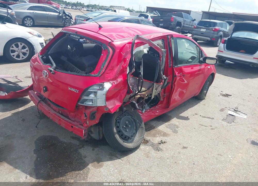 2011 TOYOTA YARIS VIN: JTDKT4K33B5342496