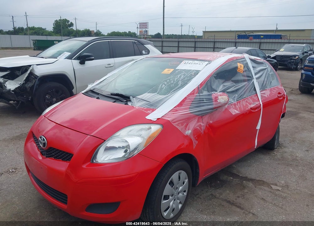 2011 TOYOTA YARIS VIN: JTDKT4K33B5342496