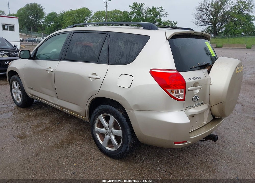 2008 TOYOTA RAV4 LIMITED VIN: JTMBD31V086071135