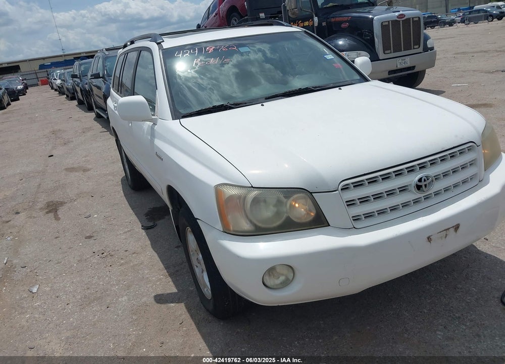 2002 TOYOTA HIGHLANDER LIMITED V6 VIN: JTEGF21A120058276