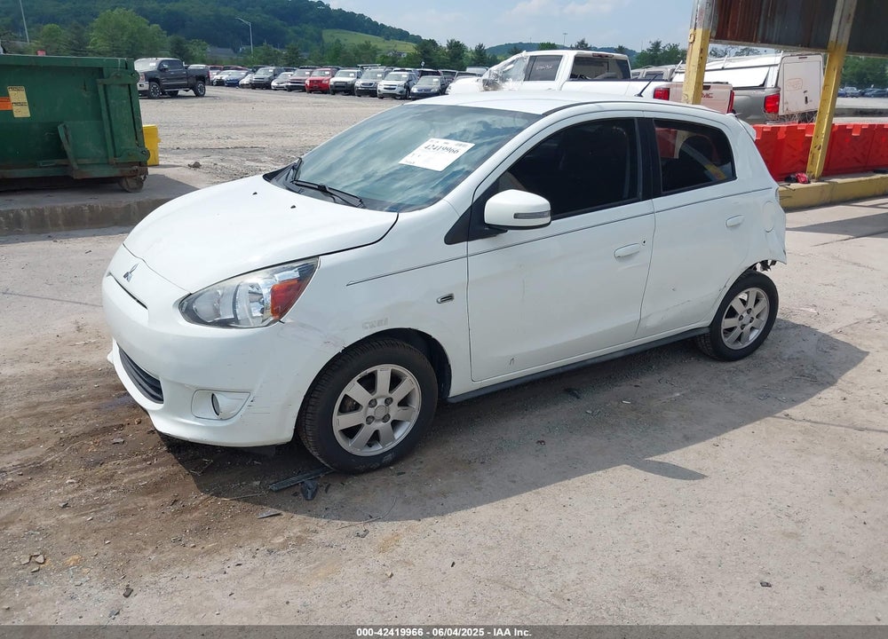 2015 MITSUBISHI MIRAGE ES VIN: ML32A4HJ1FH004128