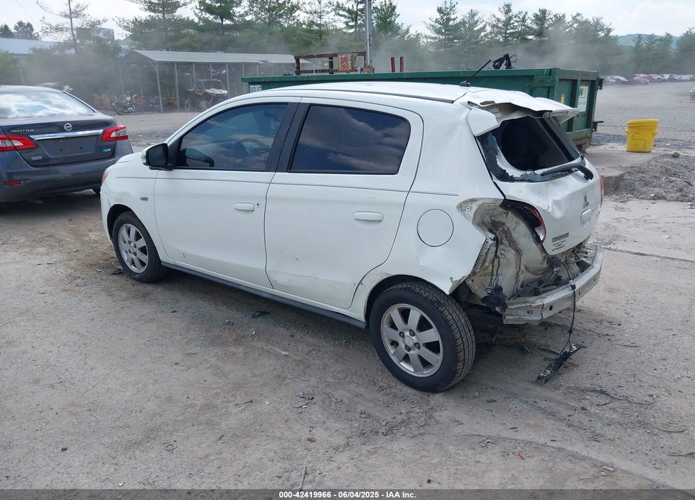 2015 MITSUBISHI MIRAGE ES VIN: ML32A4HJ1FH004128