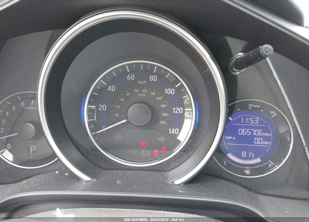2017 HONDA FIT VIN: JHMGK5H54HS016254