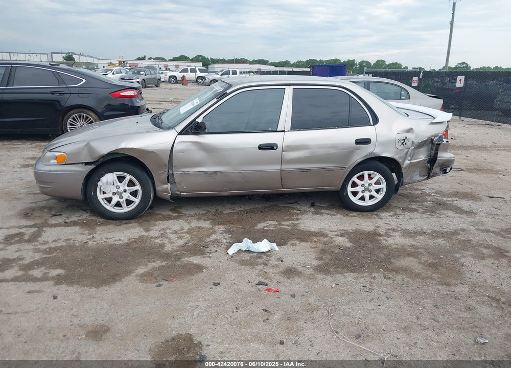 2000 TOYOTA COROLLA VIN: 2T1BR12E6YC356371