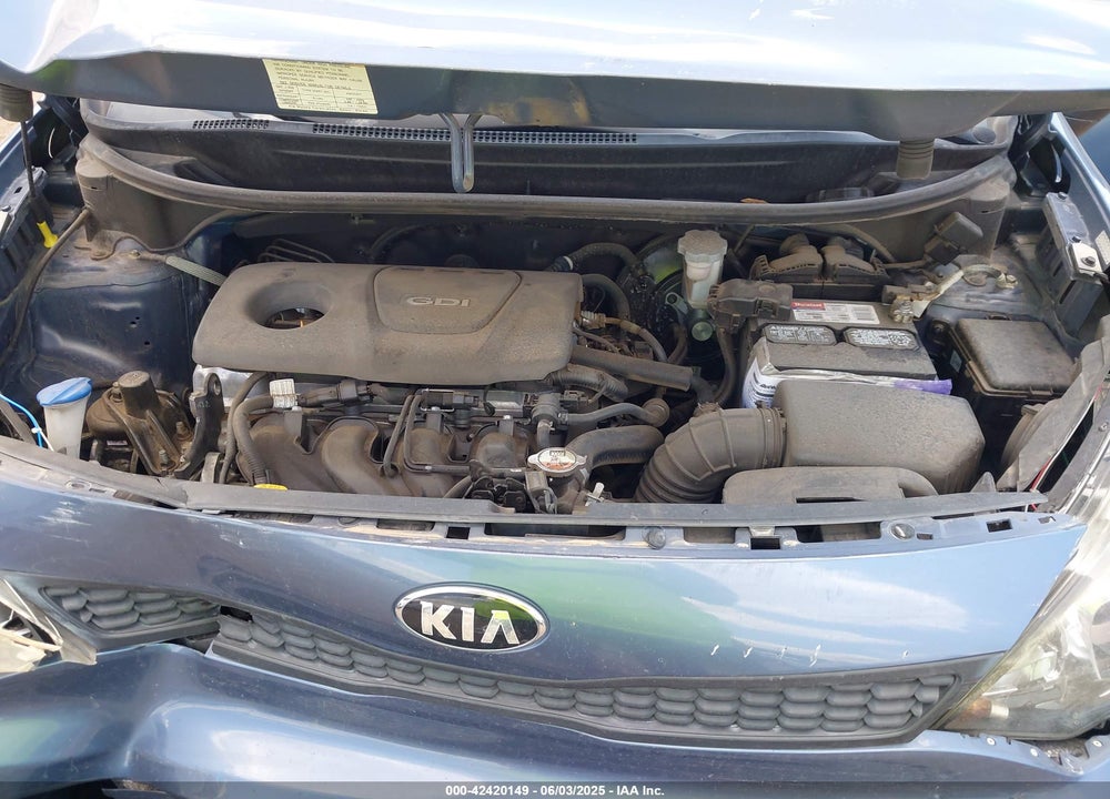 2016 KIA RIO VIN: KNADM5A39G6676284