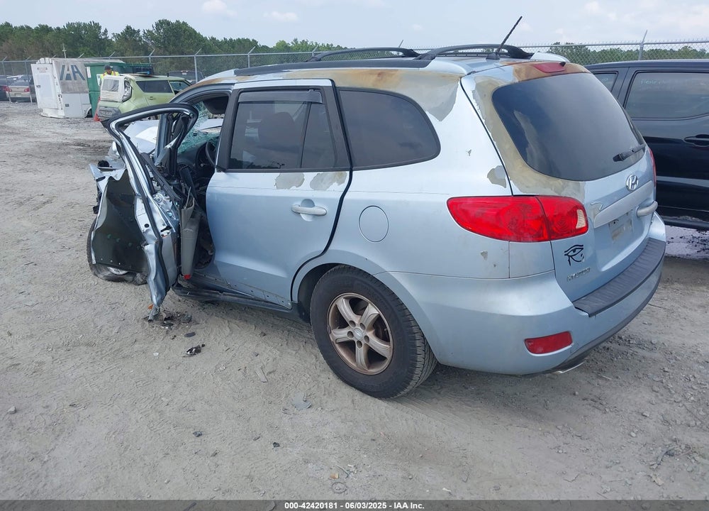 2007 HYUNDAI SANTA FE GLS VIN: 5NMSG13D77H003786