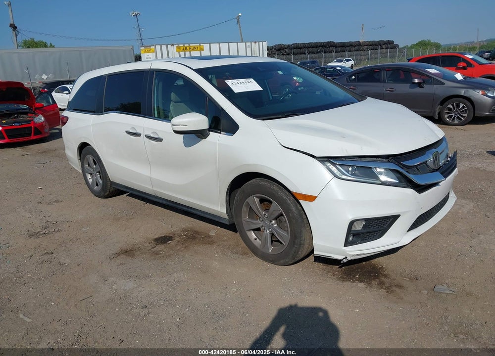2020 HONDA ODYSSEY EX-L/EX-L W/NAVI RES VIN: 5FNRL6H77LB022358