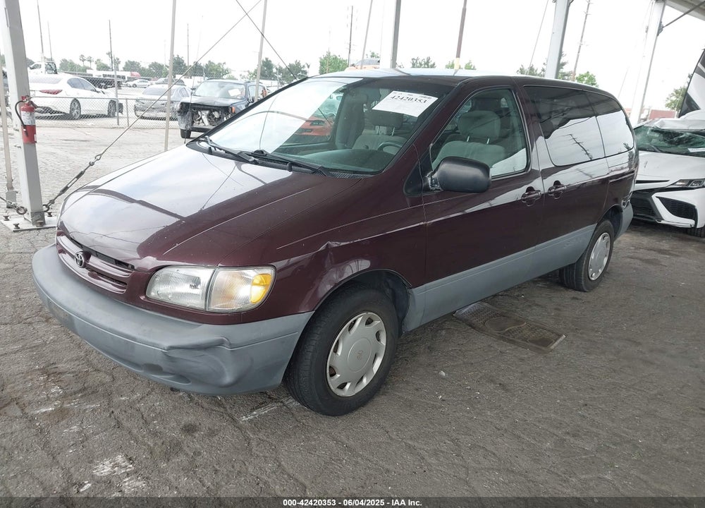 2000 TOYOTA SIENNA CE VIN: 4T3ZF19C9YU272076