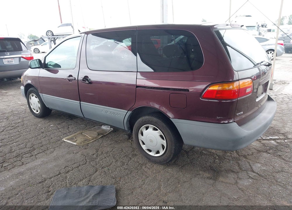2000 TOYOTA SIENNA CE VIN: 4T3ZF19C9YU272076