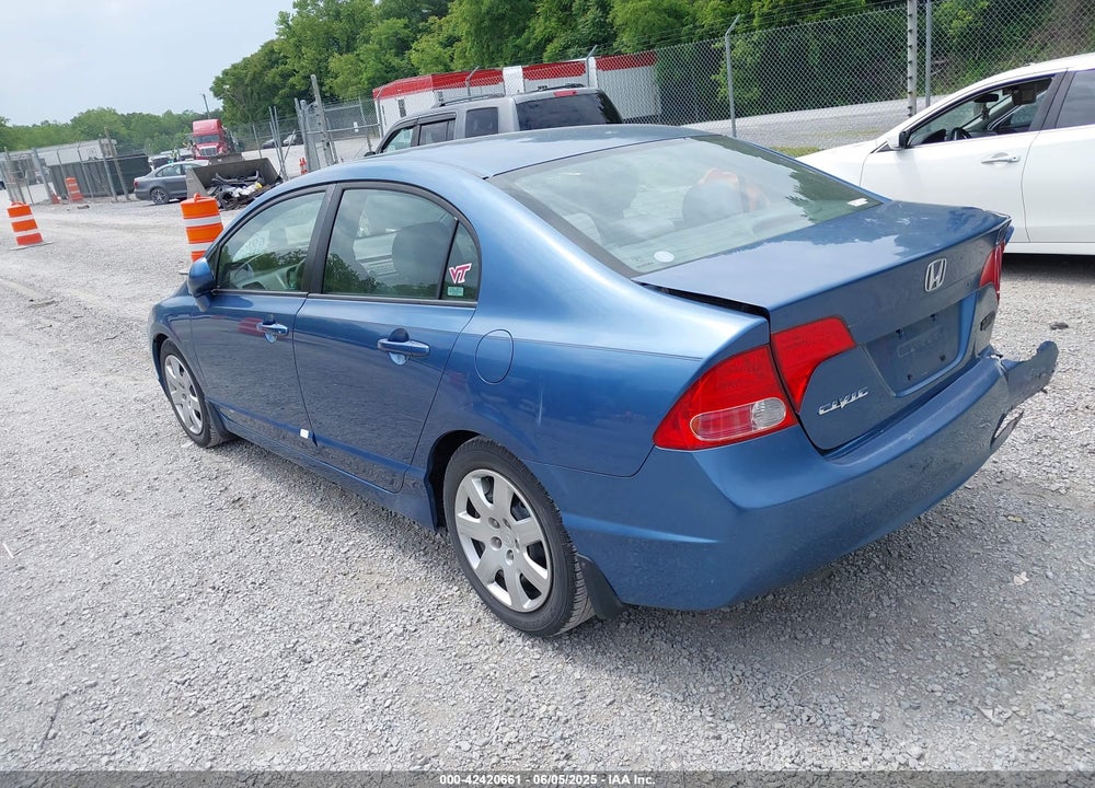 2007 HONDA CIVIC LX VIN: 1HGFA165X7L079655