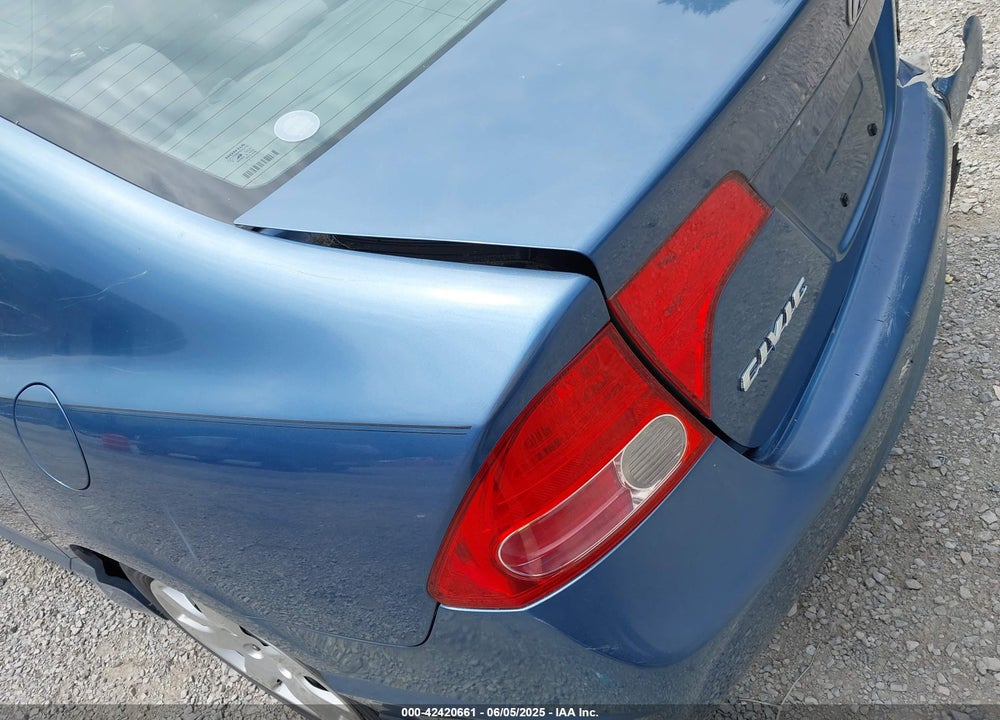 2007 HONDA CIVIC LX VIN: 1HGFA165X7L079655