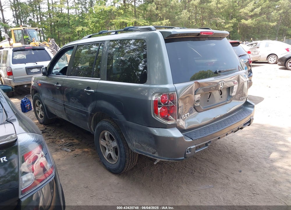 2007 HONDA PILOT EX-L VIN: 5FNYF18507B003645