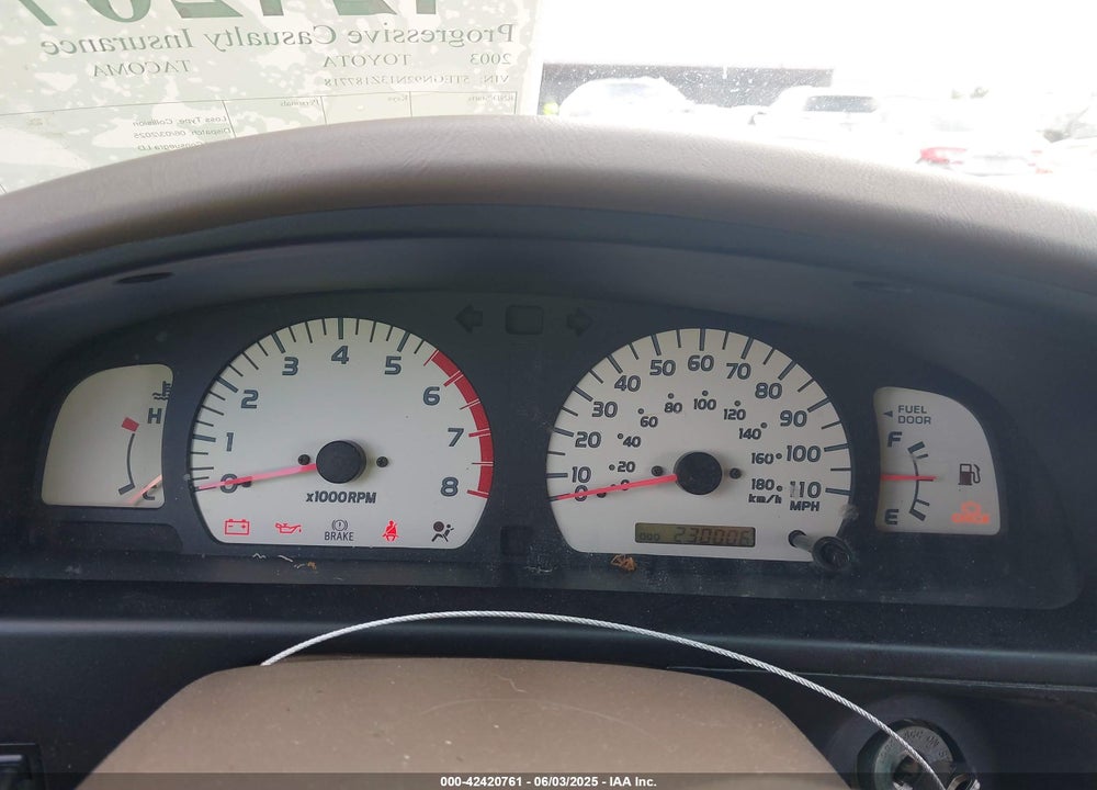 2003 TOYOTA TACOMA PRERUNNER V6 VIN: 5TEGN92N13Z187718