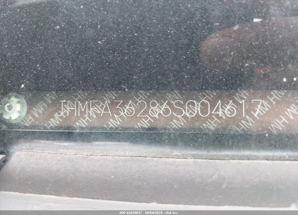 2006 HONDA CIVIC HYBRID VIN: JHMFA36286S004617