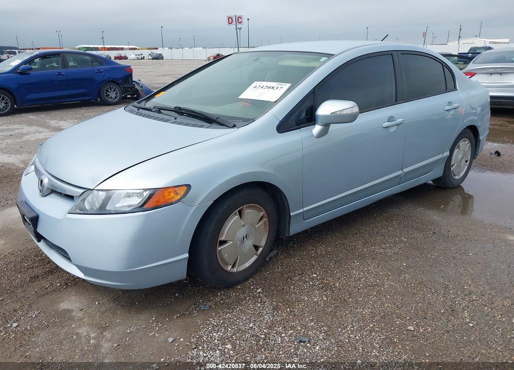 2006 HONDA CIVIC HYBRID VIN: JHMFA36286S004617