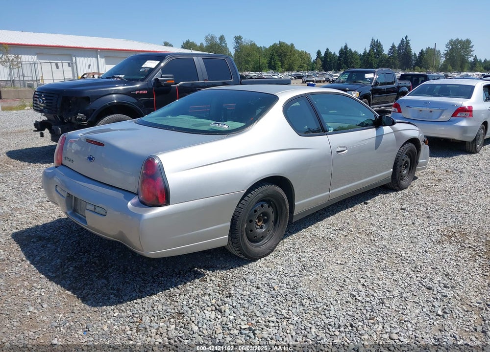 2005 CHEVROLET MONTE CARLO LS VIN: 2G1WW12E759250770