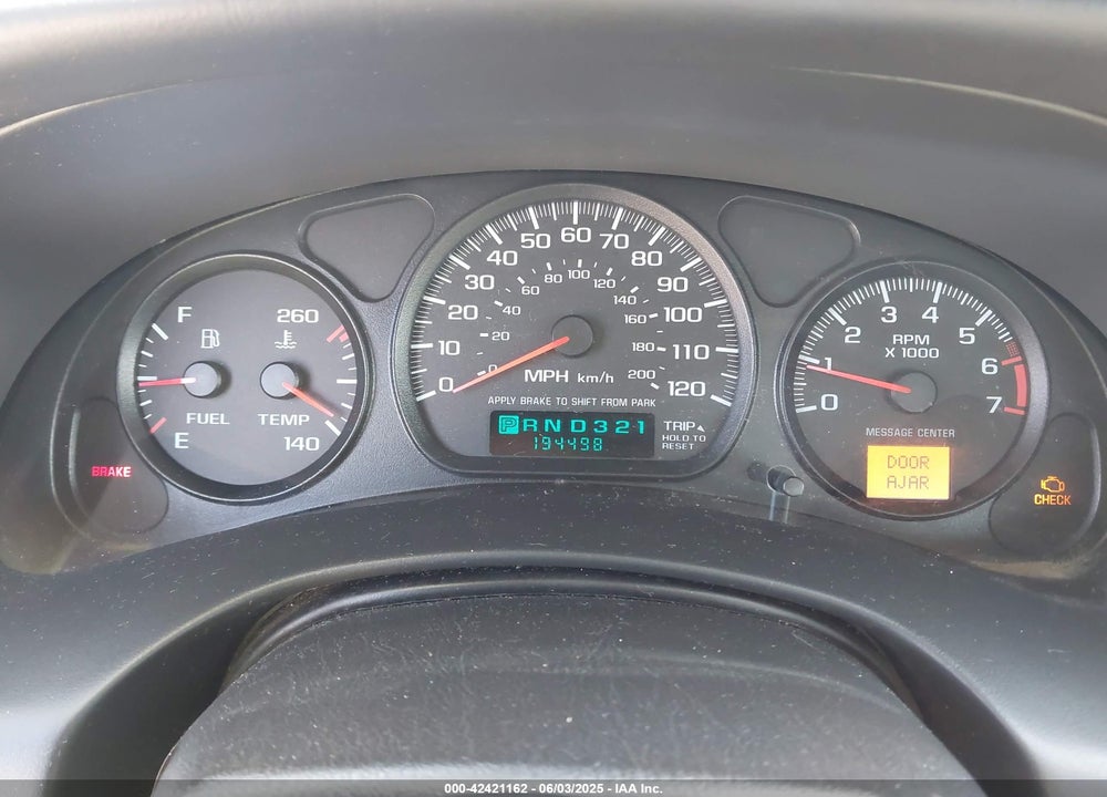 2005 CHEVROLET MONTE CARLO LS VIN: 2G1WW12E759250770