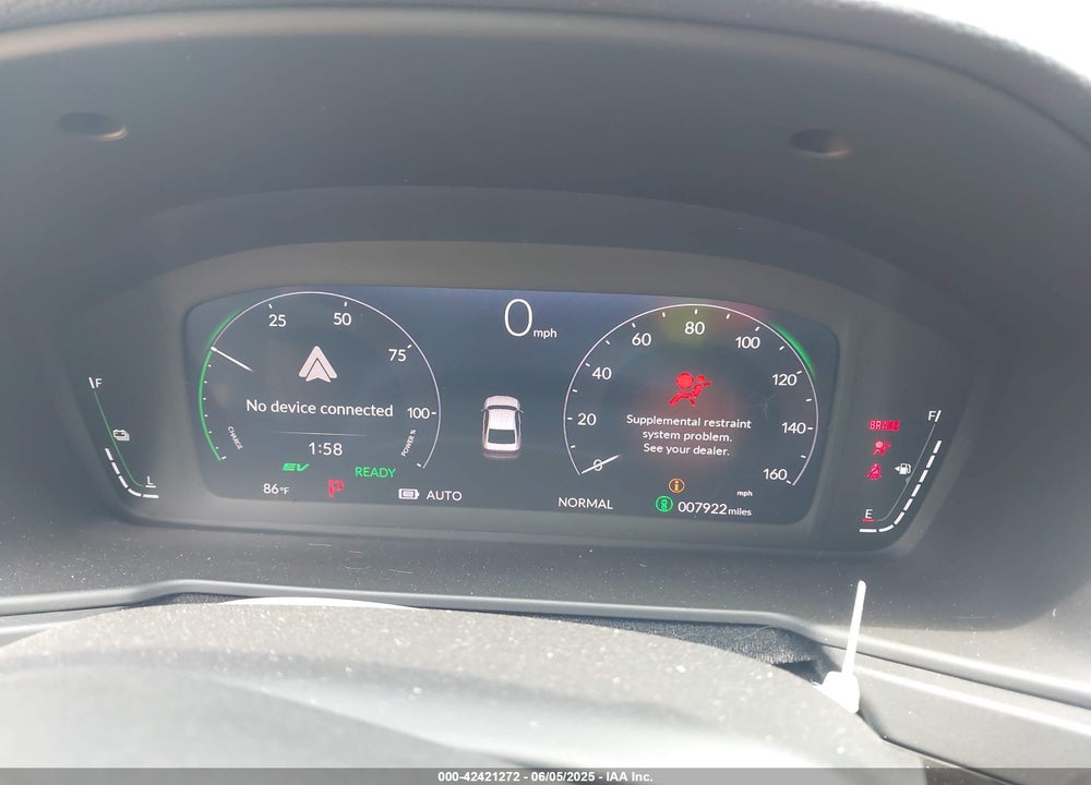 2025 HONDA ACCORD VIN: 1HGCY2F64SA043493