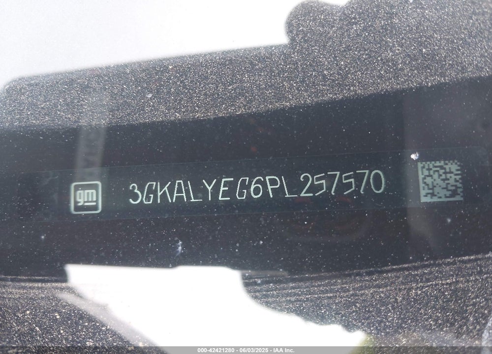 2023 GMC TERRAIN VIN: 3GKALYEG6PL257570