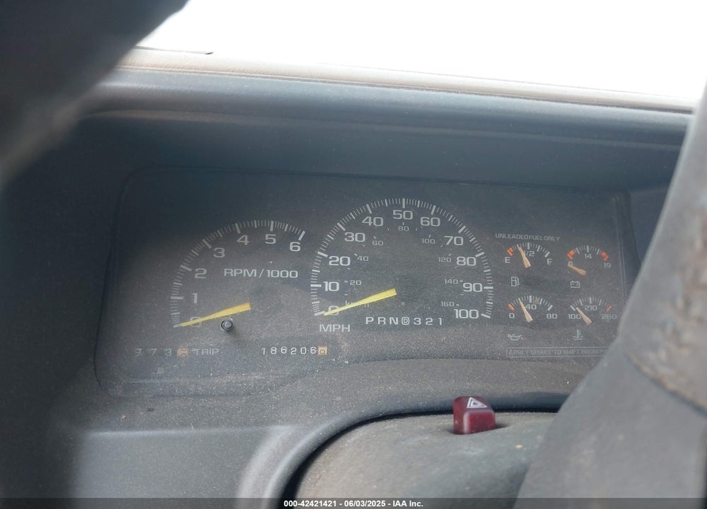 1998 GMC SIERRA 1500 SL WIDESIDE VIN: 1GTEK19R5WR502840