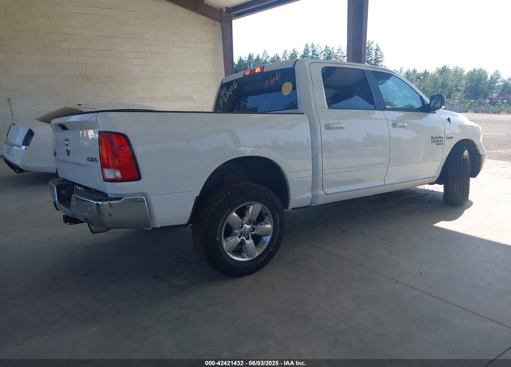 2019 RAM 1500 CLASSIC BIG HORN 4X4 5'7 BOX VIN: 1C6RR7LT6KS621091