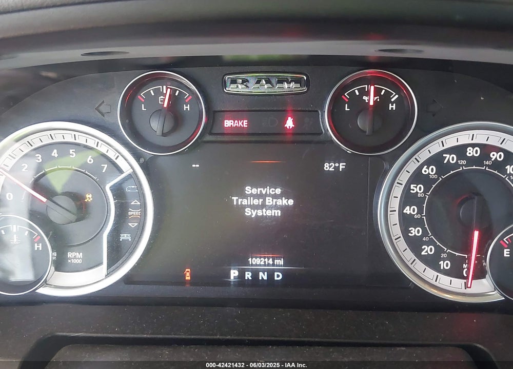 2019 RAM 1500 CLASSIC BIG HORN 4X4 5'7 BOX VIN: 1C6RR7LT6KS621091