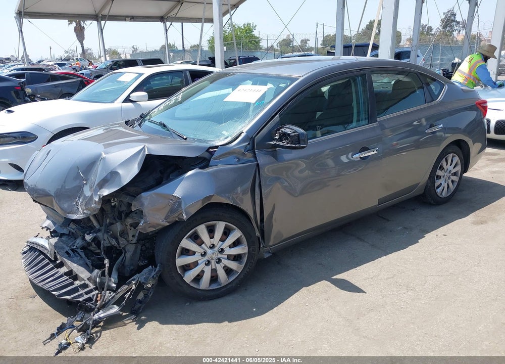 2017 NISSAN SENTRA SV VIN: 3N1AB7AP0HY284737