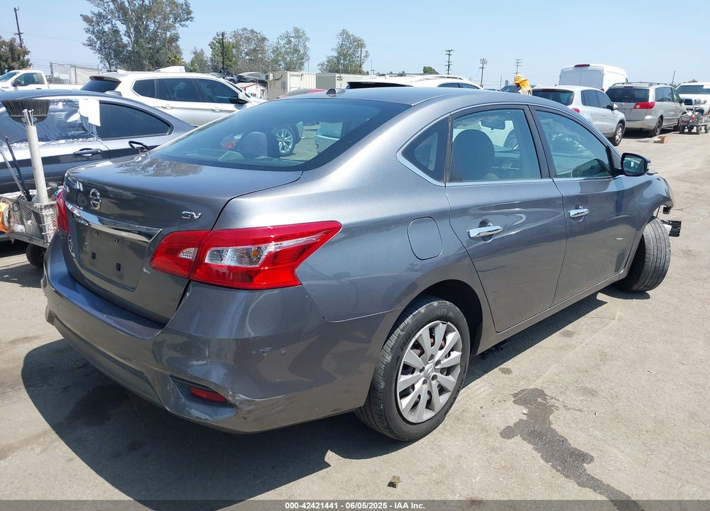 2017 NISSAN SENTRA SV VIN: 3N1AB7AP0HY284737