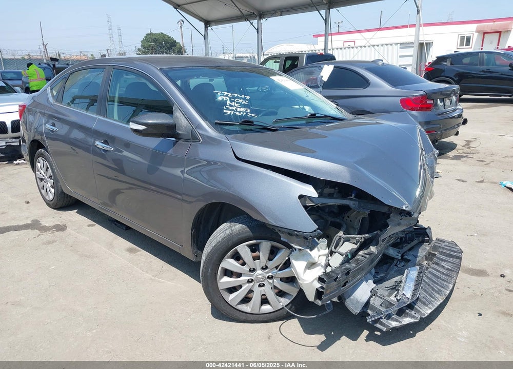 2017 NISSAN SENTRA SV VIN: 3N1AB7AP0HY284737