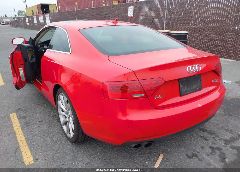 2013 AUDI A5 VIN: WAULFAFR0DA016350