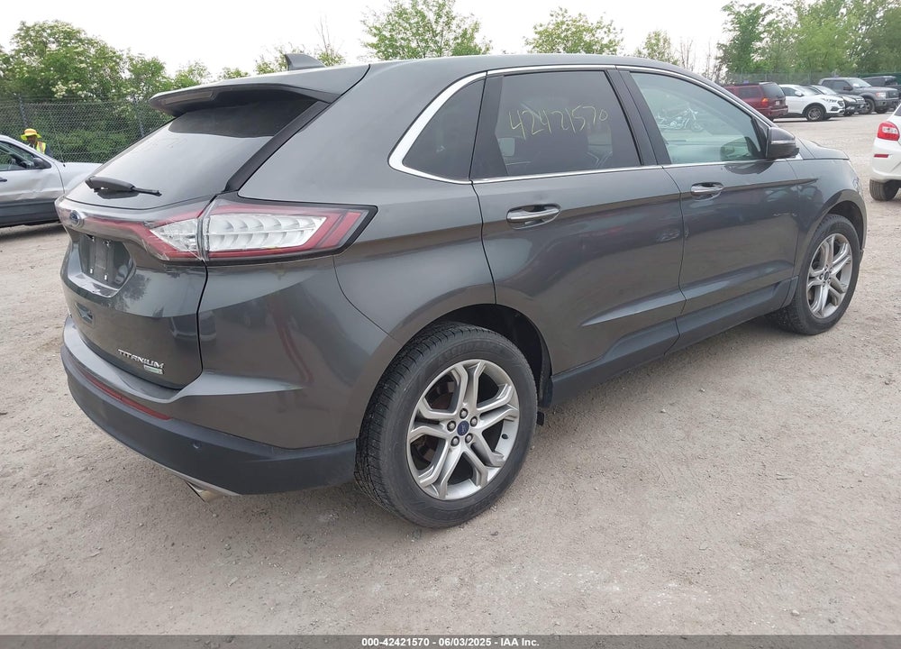 2015 FORD EDGE TITANIUM VIN: 2FMTK3K96FBB48063
