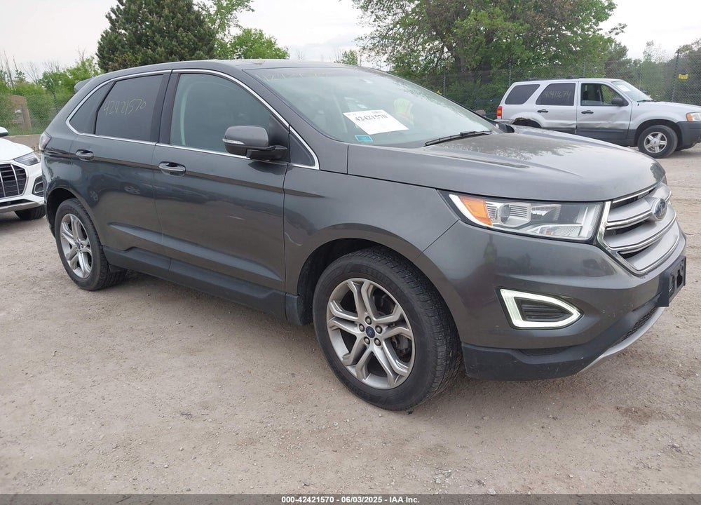 2015 FORD EDGE TITANIUM VIN: 2FMTK3K96FBB48063