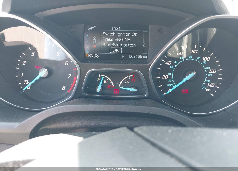 2016 FORD ESCAPE TITANIUM VIN: 1FMCU9J97GUA75831