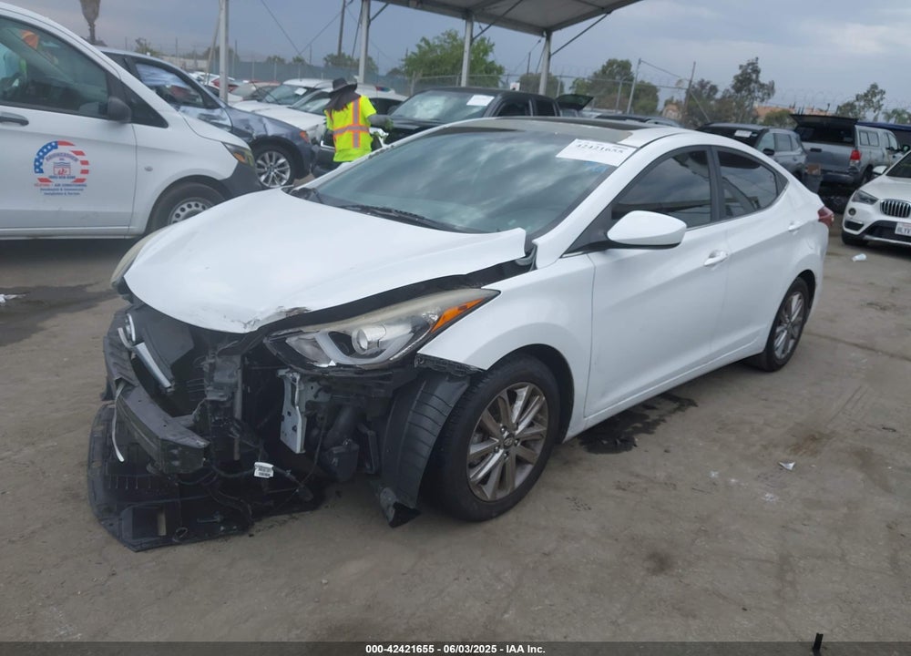 2015 HYUNDAI ELANTRA VIN: 5NPDH4AE5FH554030